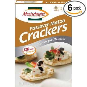 Manischewitz Passover Original Tam Tam Crackers, 8 Ounce Boxes (Pack 