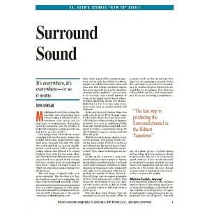 Surround Sound Dr. Dobbs Journals How To Series [ PDF 