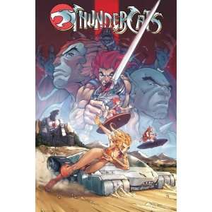 Thundercats Sword Lion O Classic Cartoon Poster 24 x 36 inches  