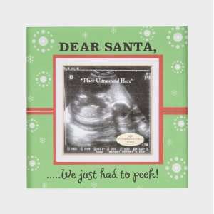    The Grandparent Gift Co. Holiday Dear Santa Ultrasound Frame Baby