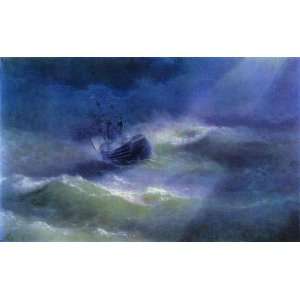  Hand Made Oil Reproduction   Ivan Aivazovsky   24 x 14 