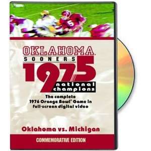 University of Oklahoma Norman OU Sooners   DVD   1976 Orange Bowl 