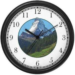  The Matterhorn, Switzerland (JP6) Famous Lankmarks Clock 