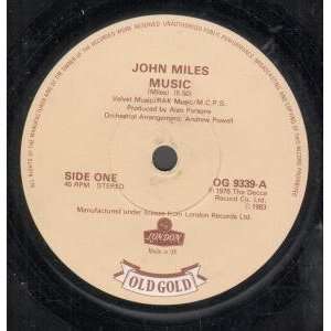   MUSIC 7 INCH (7 VINYL 45) UK OLD GOLD 1983 JOHN MILES Music