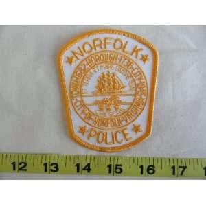 Norfolk Virginia Police Patch