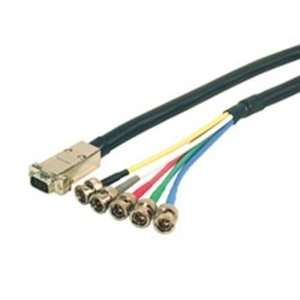  UHR HD15 Plug to 5BNC Jack VGA Cable 175ft   VGA15P 5BJ 