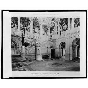  The Library of Congress,Washington,D.C.,c1898,interior 