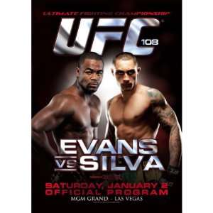  UFC 108 Official Event Program 
