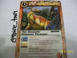 Battle Spirits Uncommon The Shamshir Dinosaur Parasaur  