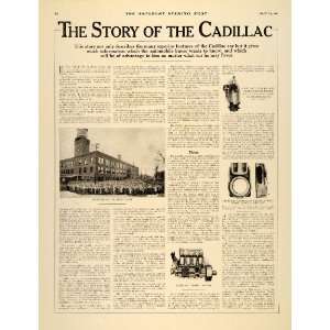  1911 Ad Cadillac Automobile History Car Enthusiasts 