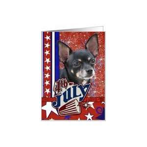 July 4th Firecracker   Chihuahua   Isabella Card