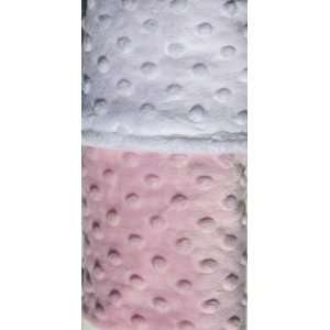   Collection, Pink Minky Dot and White Minky Dot Luvee 15 X 15 Baby
