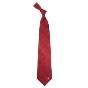  Philadelphia Phillies Oxford Stripe Woven Silk Necktie 
