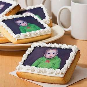  Gourmet Photo Cookie Personalized Birthday Party Favors 