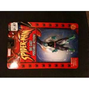  Spider man The Lizard Die Cast Poseable Action by Marvel 
