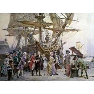  Franklins Homecoming by Jean Leon Gerome Ferris. Size 16 