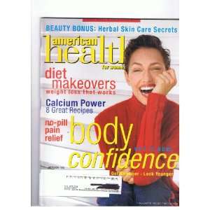 American Health for Women Magazine Oct. 1998 Body Confidence, Diet 