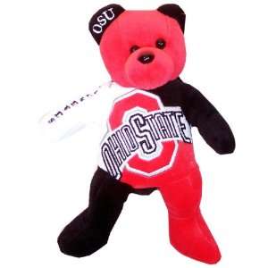  Ohio State Buckeyes Embroidered Stuffed Bear Sports 