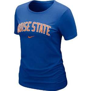  Nike Boise State Broncos Womens Classic Arch T Shirt 