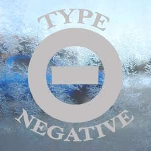 Type O Negative Rock Band Gray Decal Truck Window Gray 