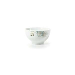  By Mikasa Silk Floral Teal Cereal Bowl