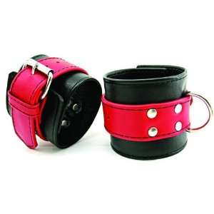  Restraint Wrist Soft Leather Red/black Health & Personal 