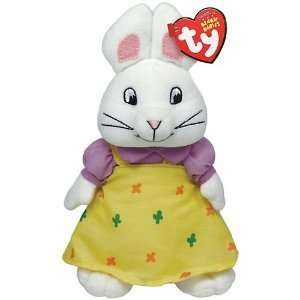  Ty Beanie Babies Max & Ruby   Ruby + Free Pack Of Princess 