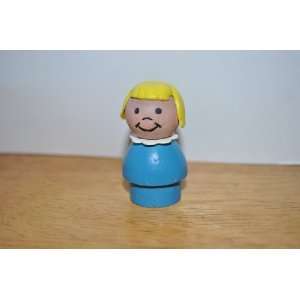   Wooden Head & Blue Wood Base) Replacement Figure   Fisher Price Zoo