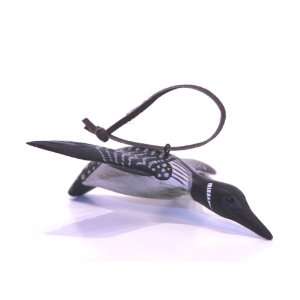  Adventure Marketing Wooden Flying Loon Ornament 5.25 