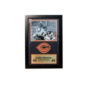  Chicago Bears Gale Sayers 12x18 Commemorative Patch Frame 