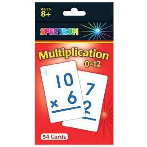   Dellosa CD 734008 Spectrum Flash Cards Multiplication Toys & Games