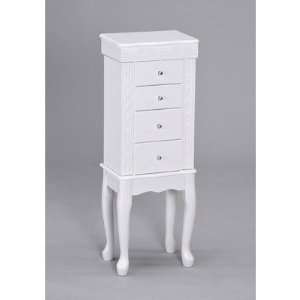  Didi Jewelry Armoire in White