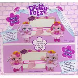  Pretty Petz Tu tu Twirlz Twinz, Puppy or Kitten Set Toys & Games