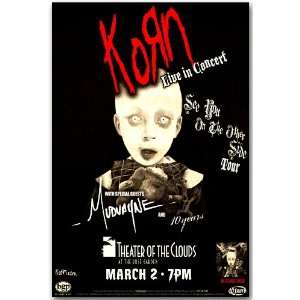  Korn Poster   Concert Flyer   See You on the Other Side Tour 