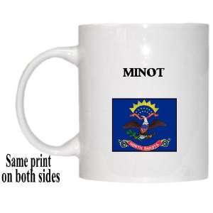   US State Flag   MINOT, North Dakota (ND) Mug 