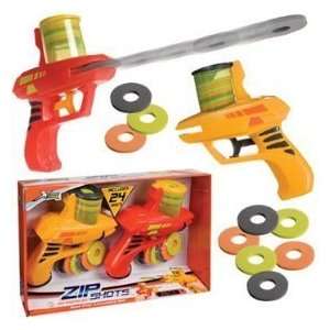    Zip Shot Twin Pack Foam Shooters with 24 Discs Toys & Games