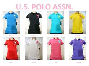 POLO ASSN. women big pony shirt NWT choose color  