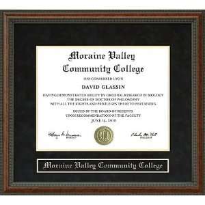  Moraine Valley Community College Diploma Frame Sports 