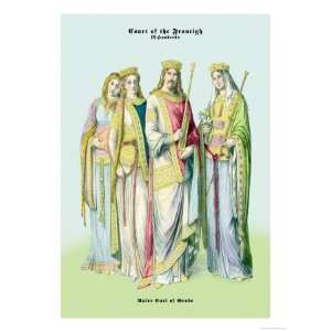 Ruler Carl of Grode and the Court of the Francigh Giclee Poster Print 