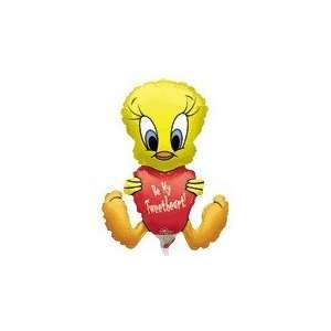  15 Airfill Be My Tweetheart Tweety Balloon   Mylar 