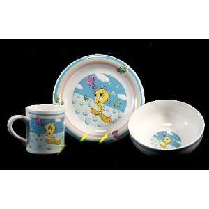  TWEEDY LOONEY 3PC Plate, Mug and Cereal Bowl BRAND NEW 
