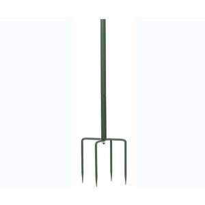 Step In Bird Feeder Pole   Green; for Wooden or Metal Feeders up to 25 