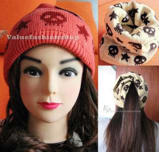   Star Beanie Winter Warm Ski Cap Girls Christmas Hat Slouch s229  