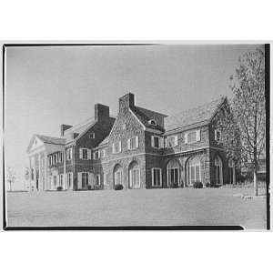   Township, Pennsylvania. East facade, sharp from right,