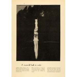 1931 Print Golden Gate Park Rainbow Falls Cataract   Original Halftone 