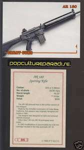 ARMALITE AR 180 SPORTING RIFLE Firearm GREAT GUNS CARD  