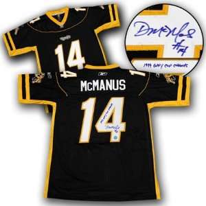  Danny Mcmanus Hamilton Ti Cats Autographed/Hand Signed 