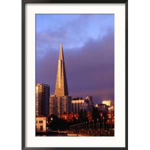 The Transamerica Pyramid and City Skyline, San Francisco, California 