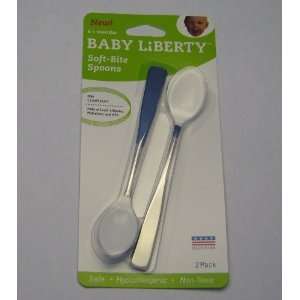  Baby Liberty Soft Bite Spoons MADE IN USA Baby
