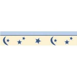    Stars and Moons Wallpaper Border by JoJo Designs White Baby